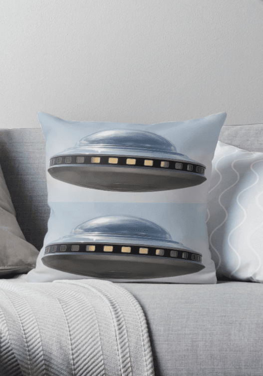 June 4 1964 Flying Saucer Reconstruction Pillow